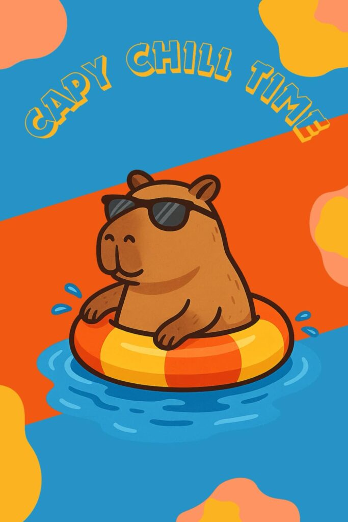 Libreta de capibara: Capy chill time