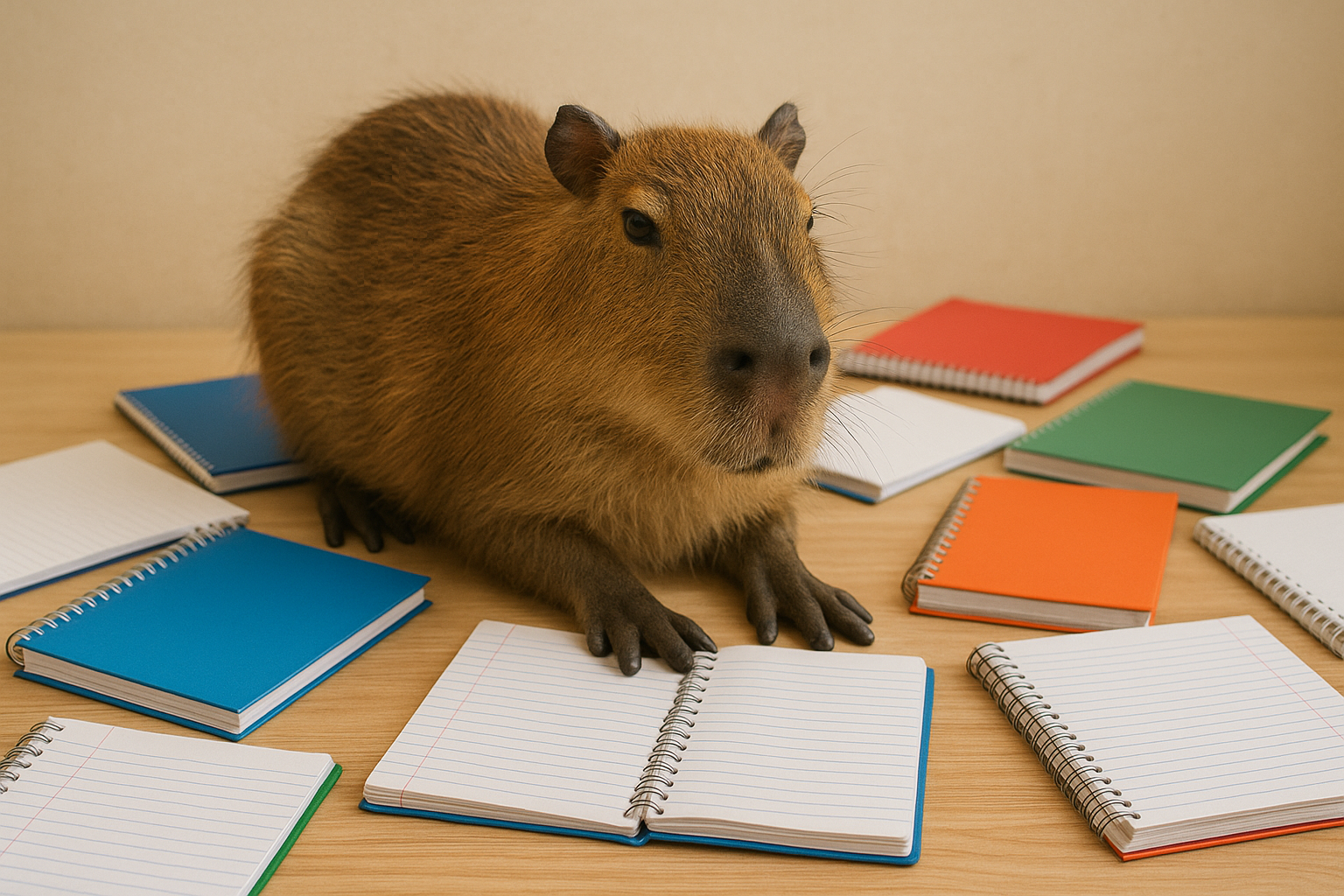 Libretas de capibaras: el cuaderno perfecto para amantes del carpincho
